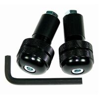 Bar End Weights Aluminium Black