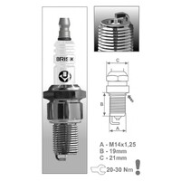 Spark Plug LR14C (BR7ES) for KTM 300 EXC Six Days 2015 to 2017