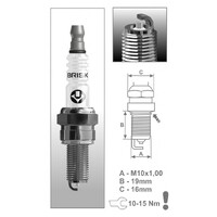 Spark Plug AR10C (CR9E) for Kawasaki ZXR750 1989 to 1995