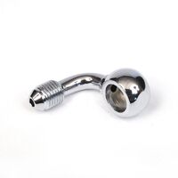 WHITES BRAKE - 10mm BANJO - 90Deg - CHR STEEL
