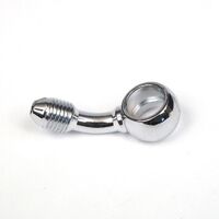 WHITES BRAKE - 11mm (7/16"") BANJO - 45Deg - CHR STEEL