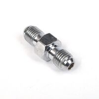 WHITES BRAKE LINE JOINER - CHR STEEL 3/8 UNF