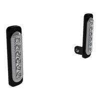 DENALI DRL WHITE DAY RUNNING LIGHTS w/ FENDER MOUNT KIT PR
