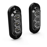 DENALI T3 FRONT TURN SIGNAL /DRL PODS WHITE/AMBER PR