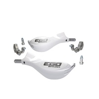 WHITE Barkbusters EGO Handguard  for Suzuki DRZ 400SM tapered handlebar