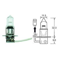 Hyosung H3 12V 55W clear headlight bulb