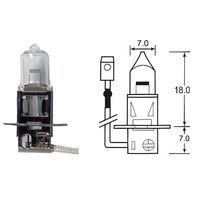 H3 12V 35W Clear Highlight Bulb