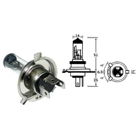 Halogen Bulb 12V 6055 H4 P43T