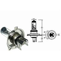 Halogen Bulb 12V 6035W H4 P43T