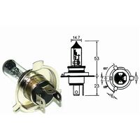Halogen 12V 4545W Bulb H6
