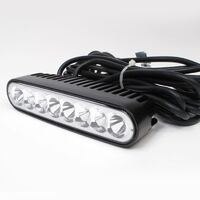 WHITES LIGHT BAR FLOOD & SPOT 6" - CREE LED SINGLE MOUNT