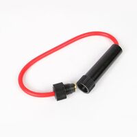 WHITES FUSE HOLDER SCREW TYPE BLK 2 WIRE
