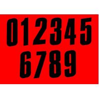 150MM Euro MX Number Board Black