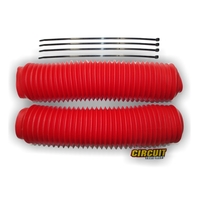 Circuit Fork Boots | Fork Gattors | Extra Large | Red 