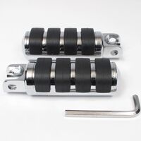 WHITES FOOT PEG/HD ISO RIDER F/LG CHROME
