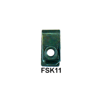 Kawasaki 5MM Slide Nut Black (10 Card)