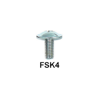 Kawasaki 6 X 14 Chrome Fairing Screw (10 Card)