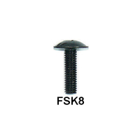 Kawasaki 6 X 20 Black Fairing Screw (10 Card)