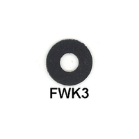 6.25 X 15 X 1 Fairing Washer Black (20 Bag)