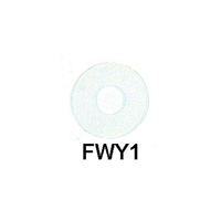 6.10 X 17.45 X 50MM Fairing Washer Natural (20 Pack)