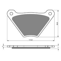 BRAKE PADS GOLDFREN GF060 - S3