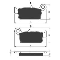 Brake Pads Goldfren GF071 - S3