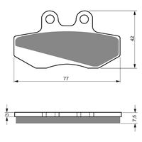 BRAKE PADS GOLDFREN GF095 - S3