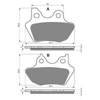 BRAKE PADS GOLDFREN GF181 - S3