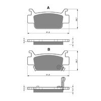 Brake Pads Goldfren GF240 - K5