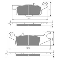 Brake Pads Goldfren GF252 - K5