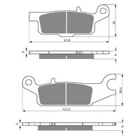 Brake Pads Goldfren GF255 - K5