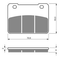 Brake Pads Goldfren GF331 - S3