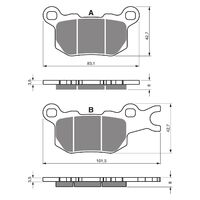 Brake Pads Goldfren GF377 - K1