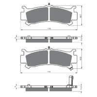 Brake Pads Goldfren GF383 - K5