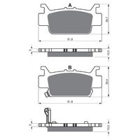 Brake Pads Goldfren GF385 - K5