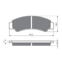 Brake Pads Goldfren GF389 - K5