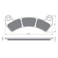 Front Brake Pads Goldfren GF391 - K5