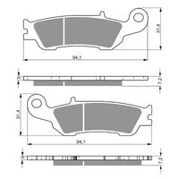 Brake Pads Goldfren GF403 - K5