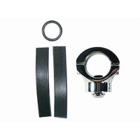 Handlebar Mount CNC Universal Clamp 78 Chrome 