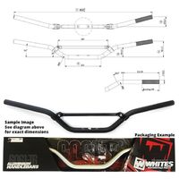 WHITES HANDLEBAR 7/8 (22.2MM)AL6061 BLK YZ/WR125/250/450  04