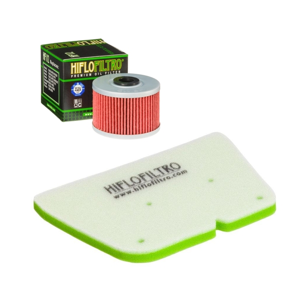 Hiflofiltro Oil and Air Filter for Kawasaki KLX230 2020-2021
