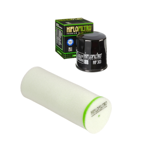 Hiflofiltro Oil and Air Filter for Yamaha YFM660FA Grizzly 2002-2009