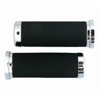 Cruiser Foam Grips With Chrome End Cap 1" | 25mm Bars