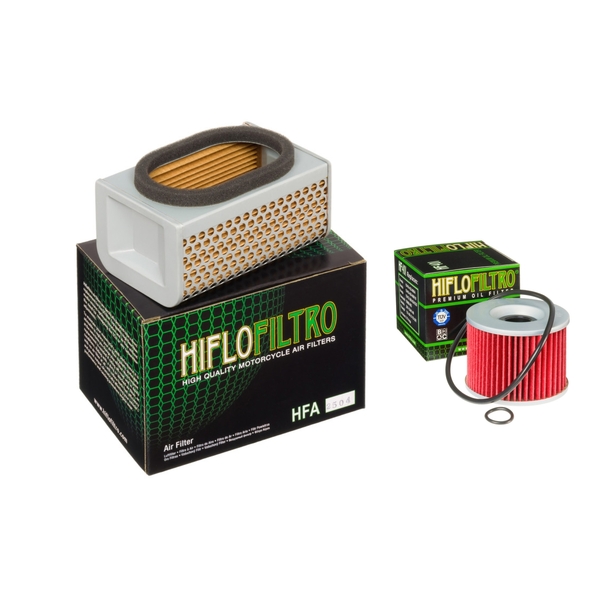Hiflofiltro Air + Oil Filter for Kawasaki Z500 1979-1982