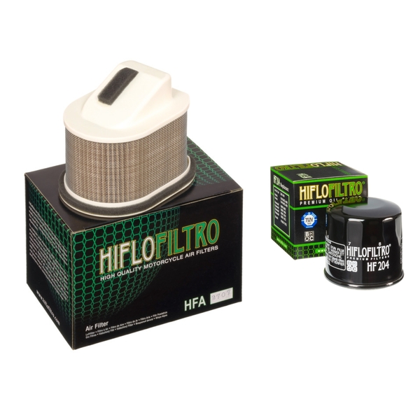 Hiflofiltro Air + Oil Filter for Kawasaki Z750 2004-2006