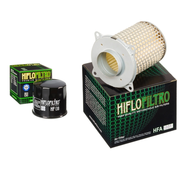 Hiflofiltro Air + Oil Filter for Suzuki VX800 1990-1994
