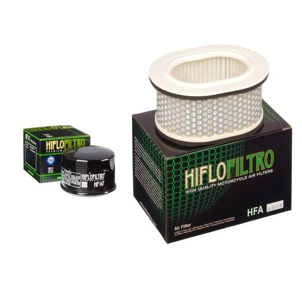 Hiflofiltro Air + Oil Filter for Yamaha FZS600 (FAZER) 1988-2003