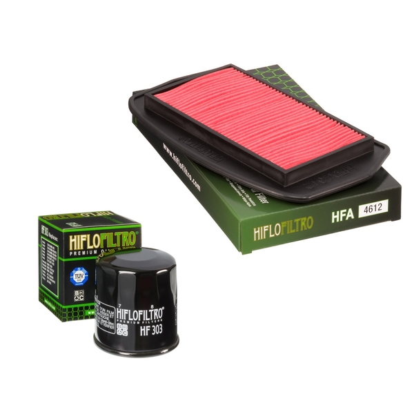 Hiflofiltro Air + Oil Filter for Yamaha FZ6S 2004-2008