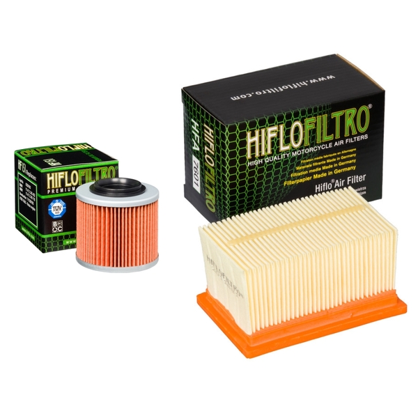 Hiflofiltro Air + Oil Filter for BMW F650 GS (SINGLE) 1999-2007