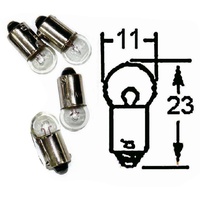 Instrument Bulbs | 6V | 4 Items | 3W | Clear